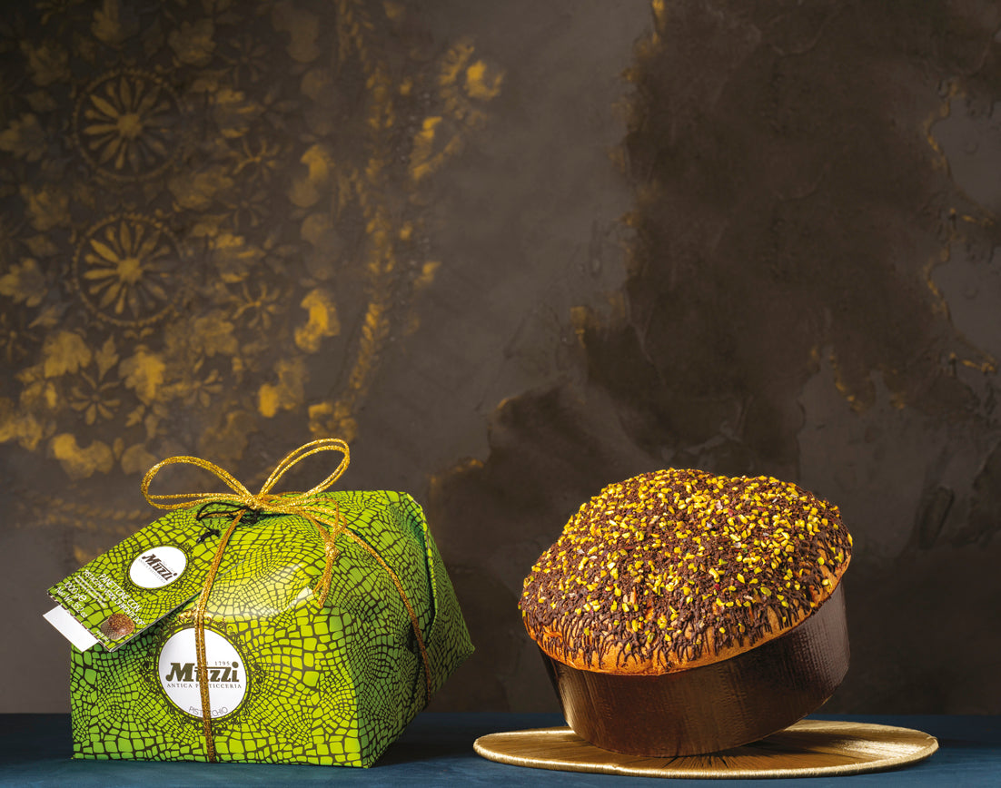 Muzzi Panettone Bronte Pistachio Animalier 1 kg