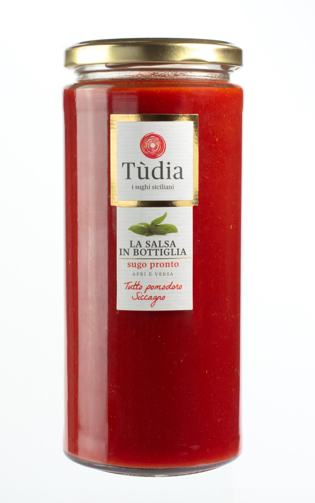Tudia Tomato Sauce with Basil - 19.75 OZ
