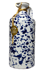 Olearia Manco Extra Virgin Olive Oil Ceramic Jar Blue Navy 16.9 oz