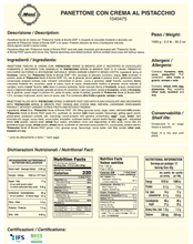 Load image into Gallery viewer, Muzzi Panettone Bronte Pistachio Animalier 1 kg