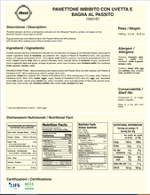 Load image into Gallery viewer, Muzzi Panettone Soaked in Passito di Pantelleria 1Kg