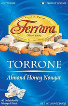 Load image into Gallery viewer, Ferrara Almond Honey Torrone, 40 Piece, 16.9 oz