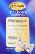 Load image into Gallery viewer, Ferrara Almond Honey Torrone, 40 Piece, 16.9 oz