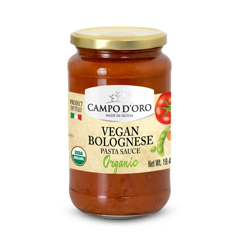 Campo D'Oro Organic Vegan Bolognese Tomato Sauce 19.4oz