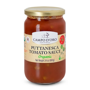 Campo D'Oro Organic Puttanesca Tomato Sauce 24oz