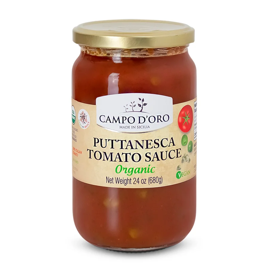 Campo D'Oro Organic Puttanesca Tomato Sauce 24oz