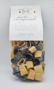 Pastificio Conte Artisanal Calamarata  Squid Ink & Lemon Pasta 100% Durum Wheat Pasta - 500gr
