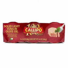Load image into Gallery viewer, Solid Light Tuna Fish in Olive Oil (3 cans x 2.8 oz) by Callipo - 8.4 oz - [Premium Italian Food at Home ]
