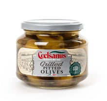 Load image into Gallery viewer, Coelsanus Grilled Pitted Olives 12.5 oz
