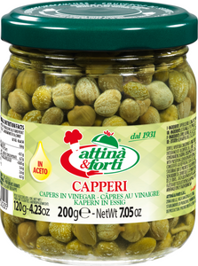 Capers" in W.W. Vinegar by Attinà - 212 gr