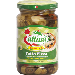 Vegetables Mix for Pizza "Pronto Pizza" by Attinà - 9.8 oz