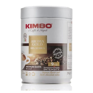 Caffe  Gold Medal Espresso Ground Coffee Can by Kimbo - 8 oz.