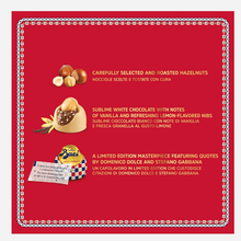 Load image into Gallery viewer, Baci Perugina Dolce Gabbana Dolce Vita Limited Edition Box, 12 Pieces, 5.3 oz