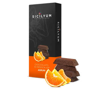 Sicilyum IGP Modica Chocolate with Citrus Fruits 2.65 oz