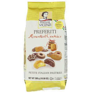 Assorted "Preferiti" Cookies by Vicenzi - 10.52 oz. - [Premium Italian Food at Home ]