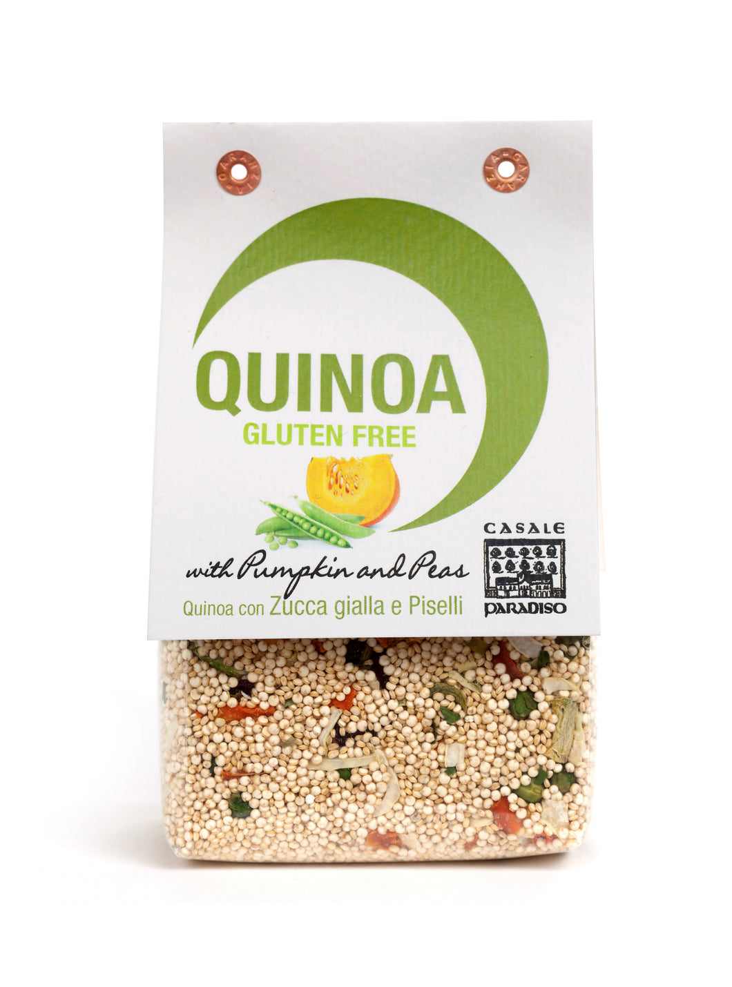 Quinoa with Pumpkin and Peas , By Casale Paradiso 7 oz