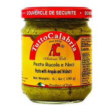 Load image into Gallery viewer, Tutto Calabria Pesto with Arugula and Walnuts, 6.7 oz (190 g)