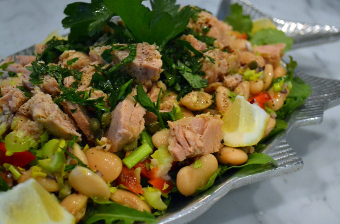 INSALATA DI TONNO E FAGIOLI – TUNA & CANNELLINI BEAN SALAD