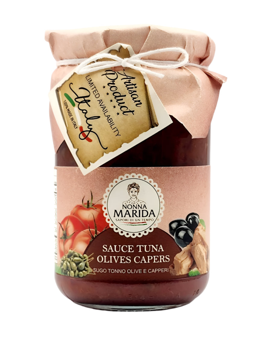 Nonna Marida Calabrian Tomato Sauce with Tuna Olives & Capers 9.52 oz