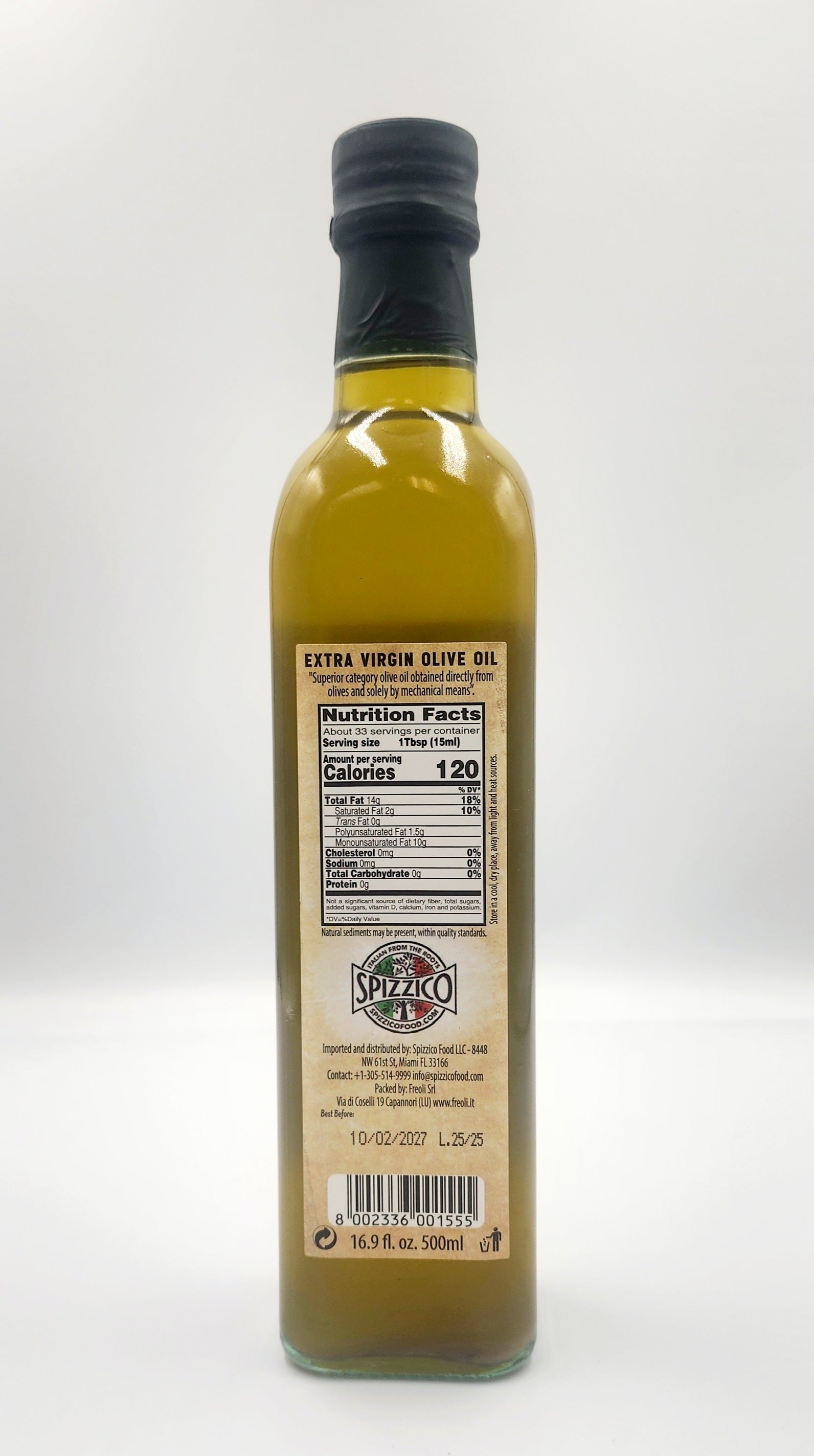 Perlavita Tuscan Unfiltered Extra Virgin Olive Oil 16.9 oz