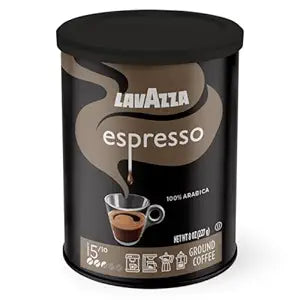 Lavazza Espresso CLASSICO Ground Coffee 100% Arabica Tin Can 8oz