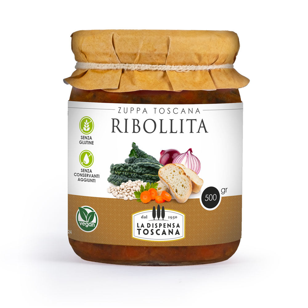 La Dispensa Toscana Ribollita Tuscan Soup with Bread and Vegetables 17.64 oz