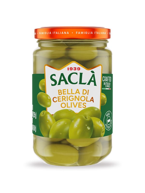 Sacla Whole Bella Cerignola Olives 10.41 oz
