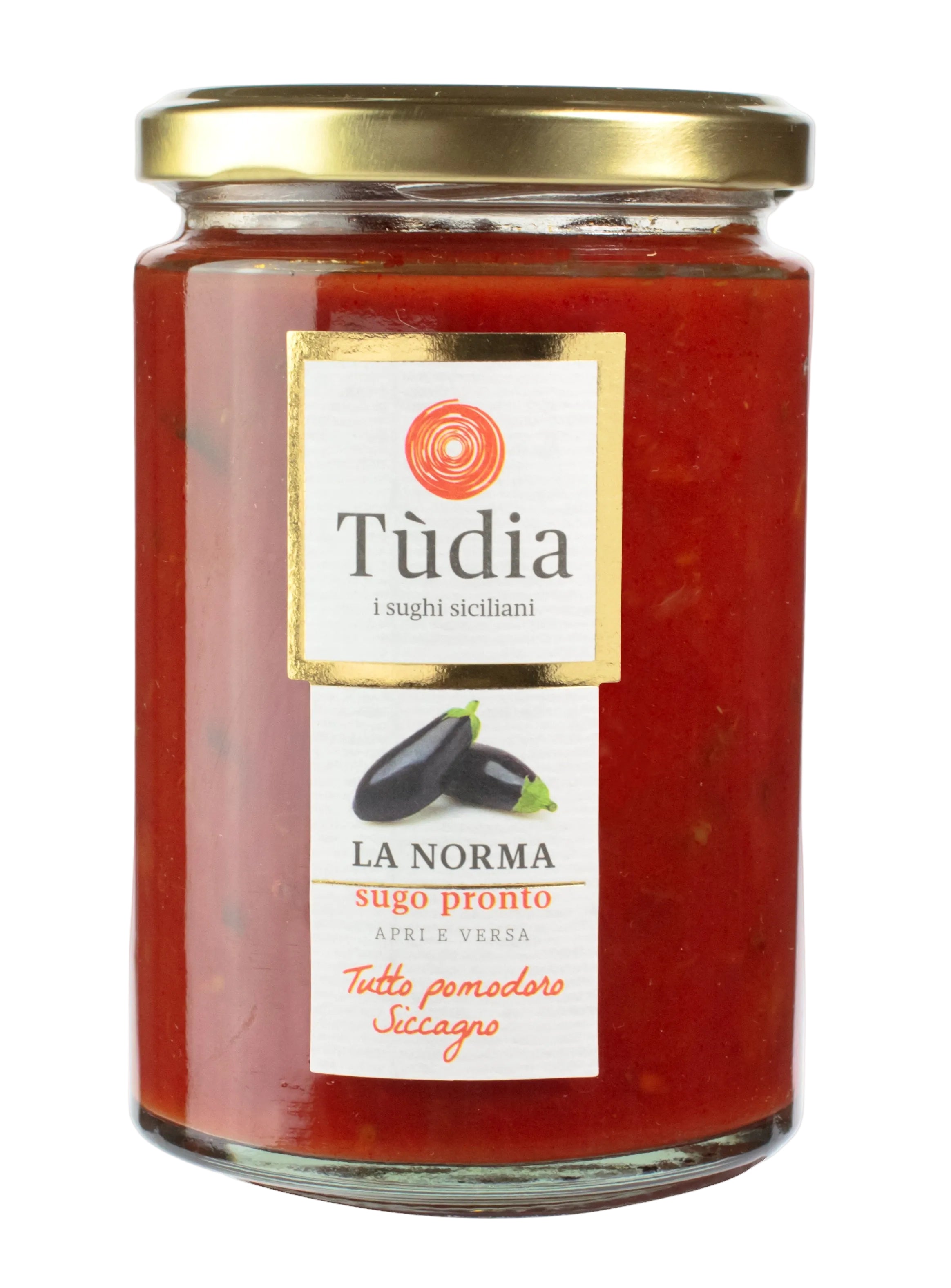 Tudia Sugo  Eggplant Tomato Sauce - 12 OZ