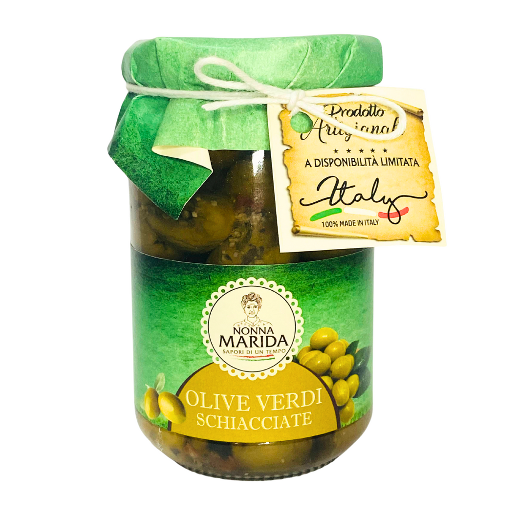 Nonna Marida Calabrian Crushed Green Olives 9.52 oz