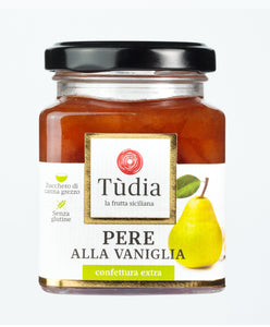 Tudia Pear Extra Jam with Vanilla 7.4 oz