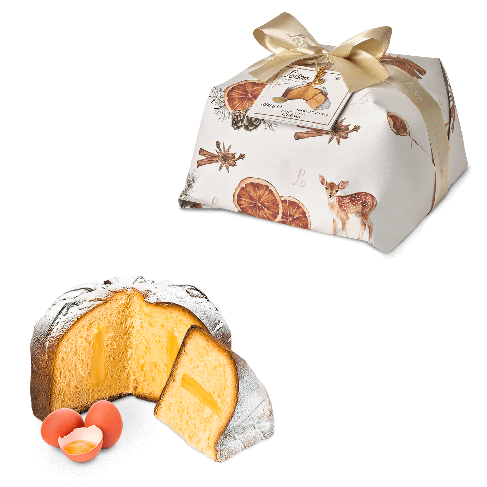 Loison Panettone Vanilla Cream, 2.2 lb