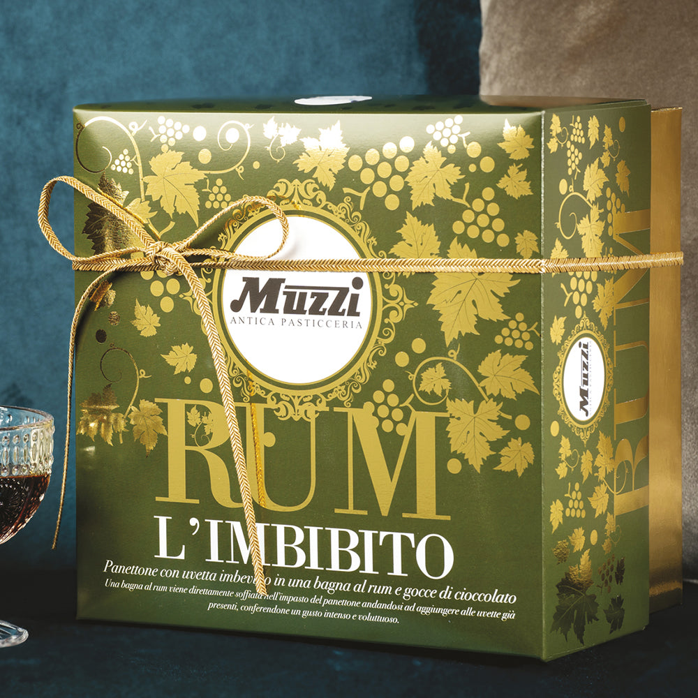 Muzzi Panettone Soaked in Rum and Chocolate 1Kg