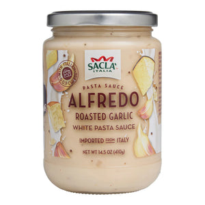 Sacla Alfredo Roasted Garlic Pasta Sauce, 14.5 oz