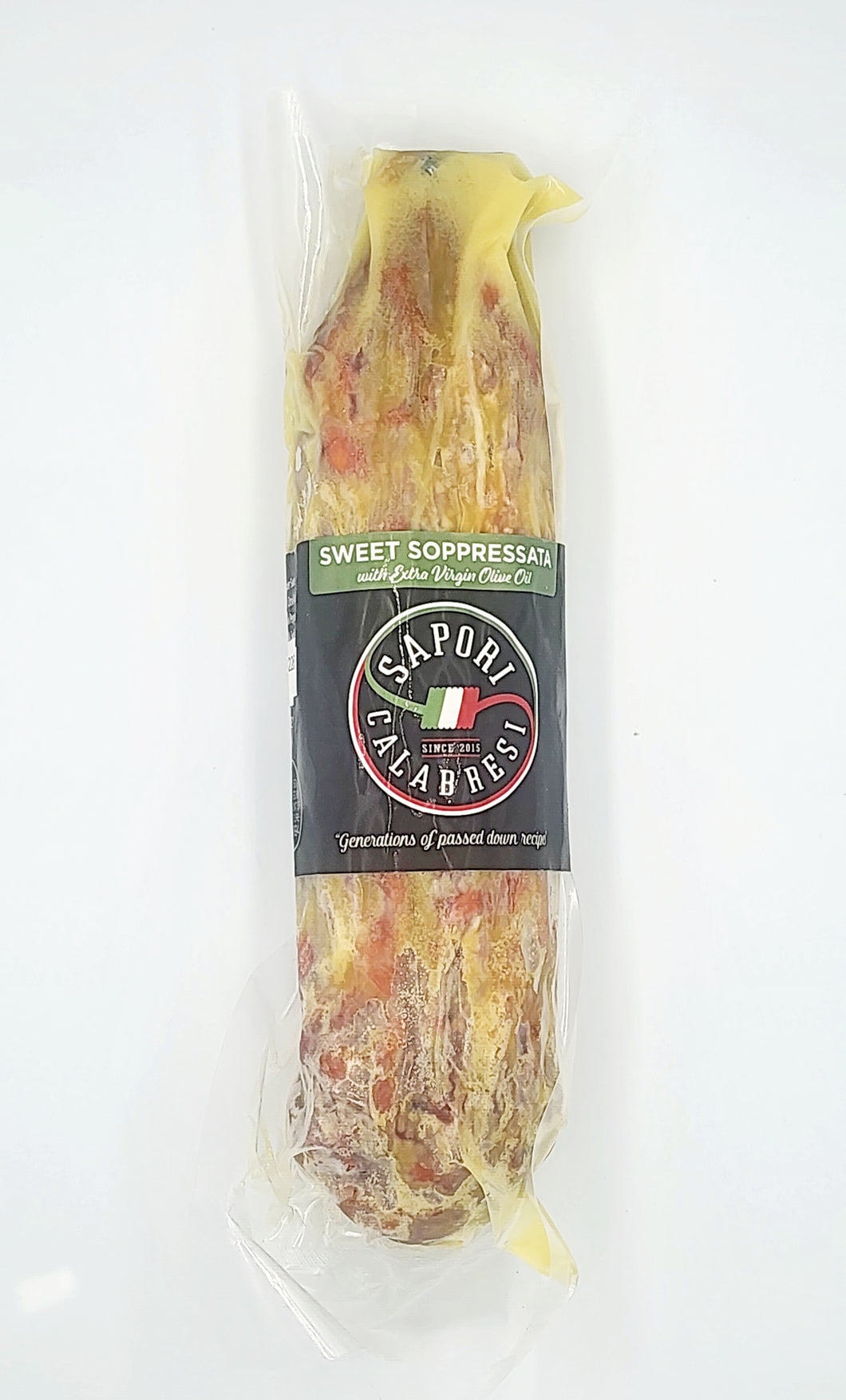 Sapori Calabresi Sweet Calabrian Sopressata in Oil 16 oz