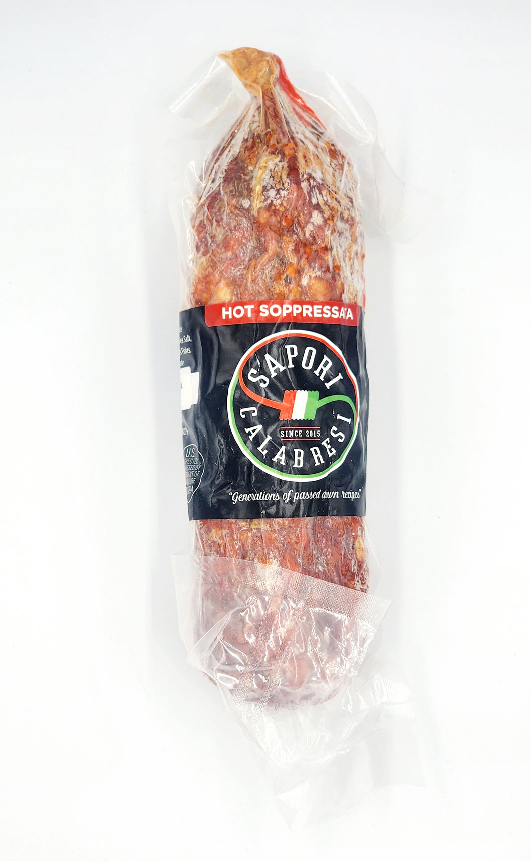 Sapori Calabresi Hot Calabrian Sopressata 16 oz