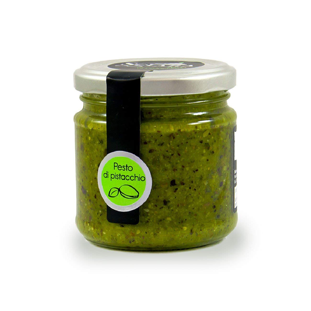 Sciara Sicilian Pistachio Pesto | Premium Quality Pistachio from Bronte, Italy | Glass Jar 190g (6.7 oz)
