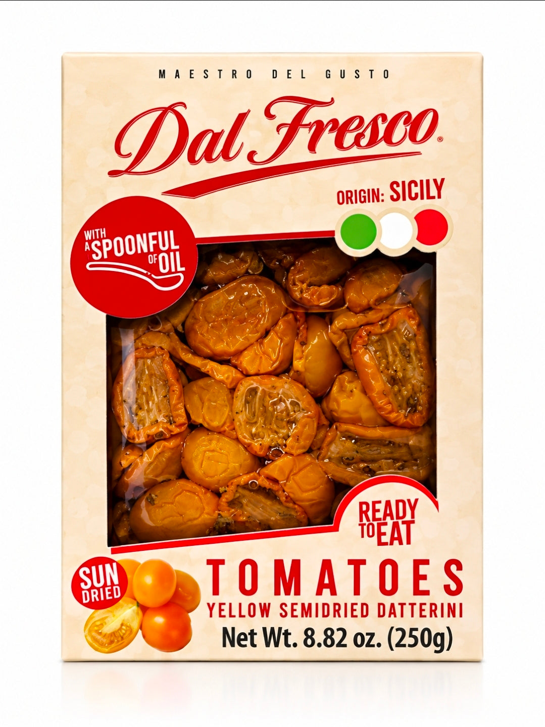 Mangiar Bene Del Fresco Yellow Semi Dried Cherry Tomato 250g