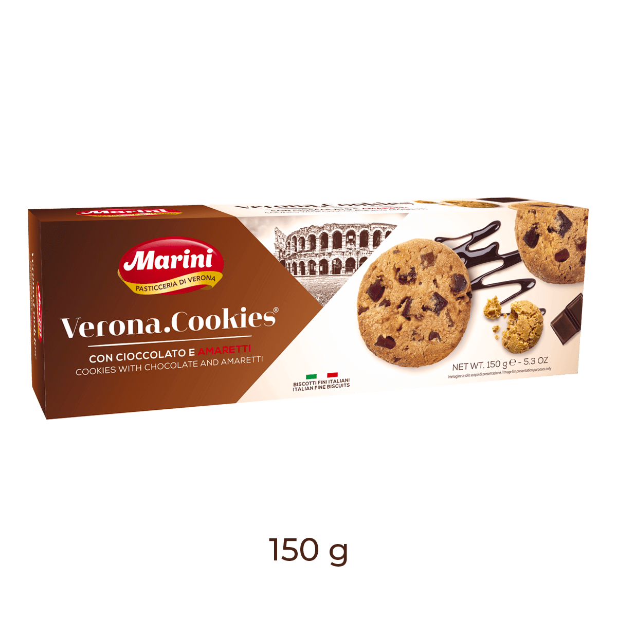 VERONA COOKIES Chocolate and Amaretti 150g