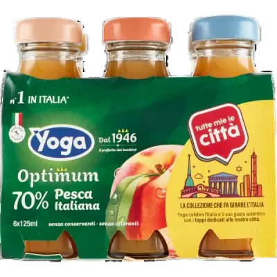 Yoga Optimum Italian Peach juices 6x125ml (Copy)