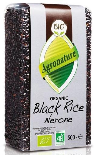 Agronature Organic Black Rice, 17.6 oz (500g)