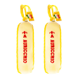Auricchio Mini Salami Shaped Provolone Rope, 11 oz (2 Pack)