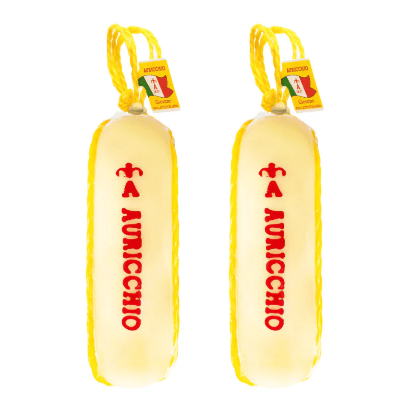 Auricchio Mini Salami Shaped Provolone Rope, 11 oz (2 Pack)