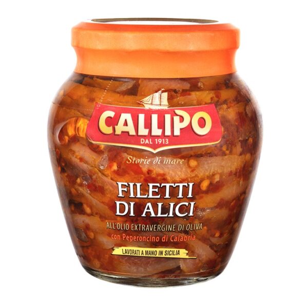 Callipo Alici Fillets in Olive Oil & Spicy 310gr