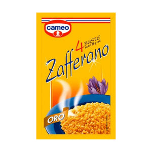 Cameo Zafferano Oro, 4 Italian Saffron Powder Bags (0.125 g each)
