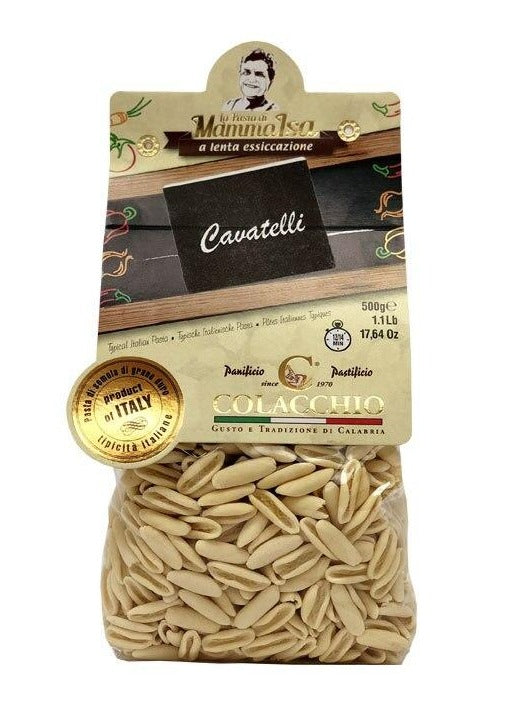 Colacchio Mamma Isa Cavatelli Pasta, 17.64 oz / 500g