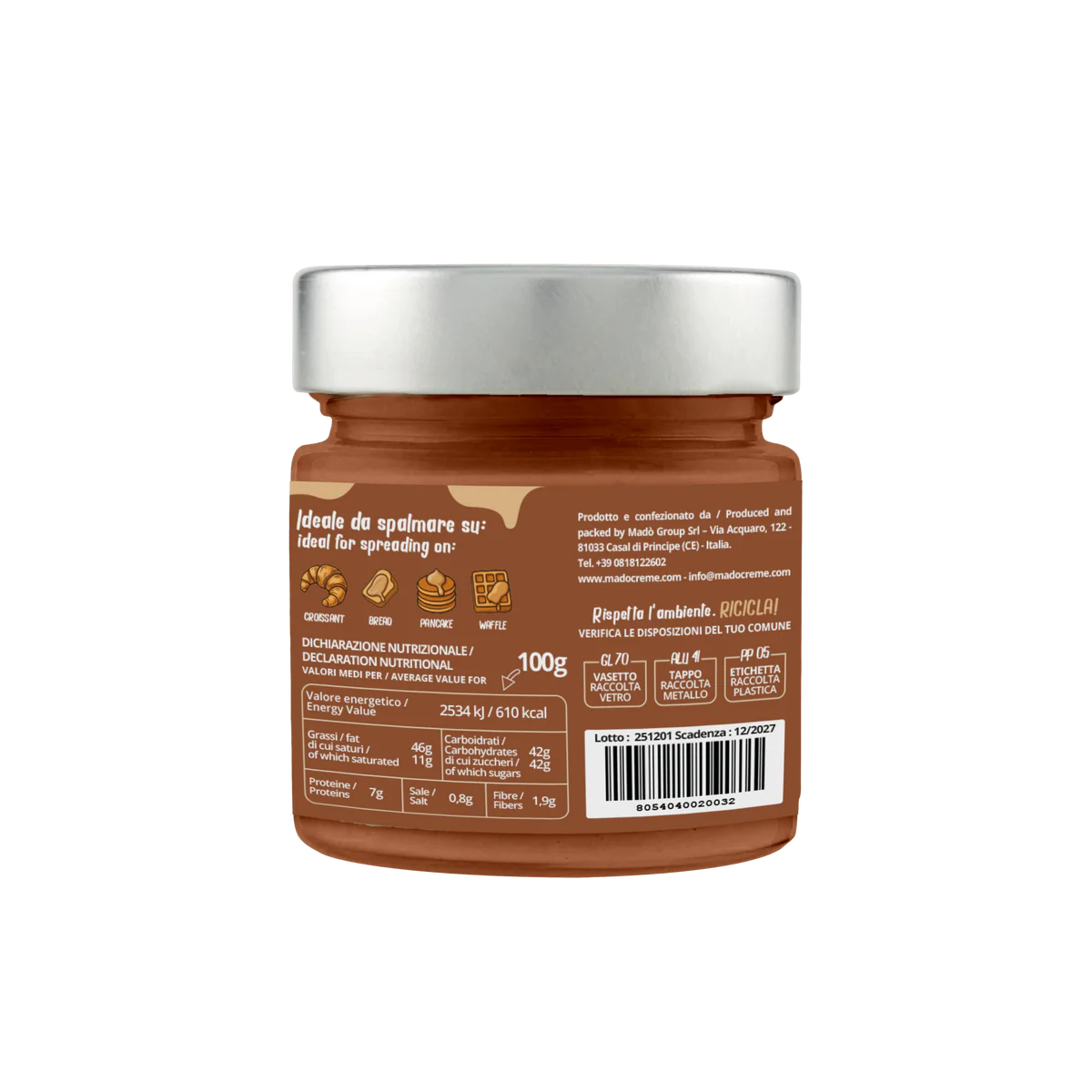 Mado Spreadable cream "Salted Caramel" 200g