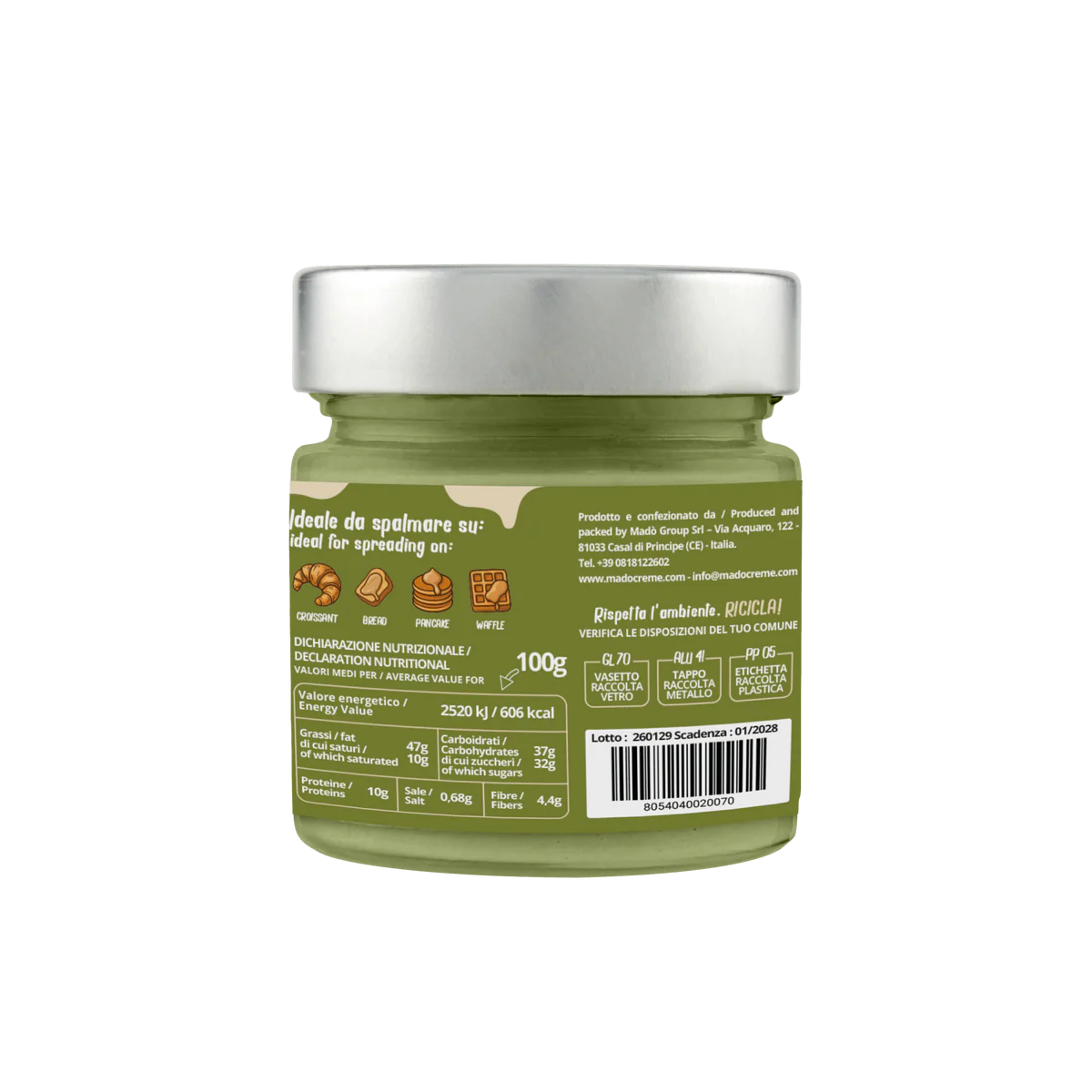 Mado Spreadable cream "Pistacchiello" 200g