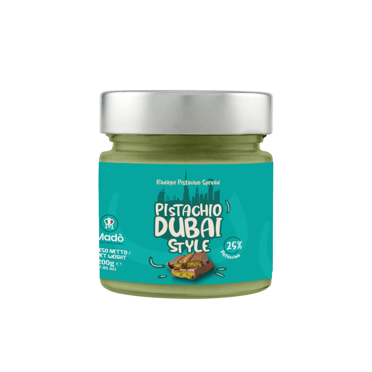 Mado Spreadable cream "Pistachio Dubai Style" 25%" 200g