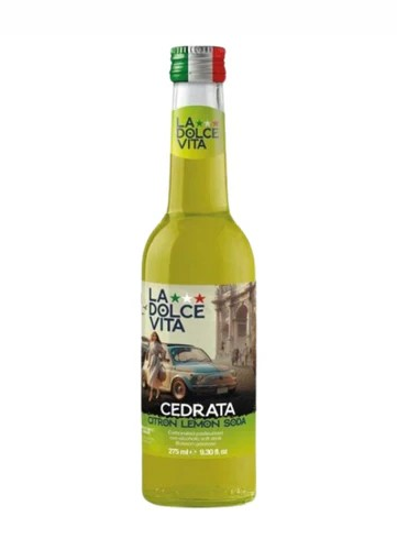 Italian Cedrata Citron Lemon Soda by La Dolce Vita, 9.3 fl oz (275 ml)