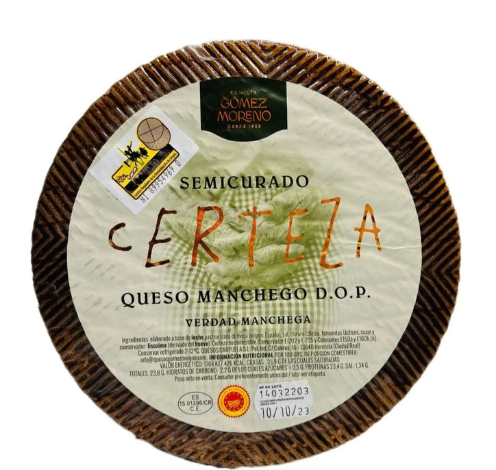 Don Gregorio Spanish Manchego DOP 6 Months Aged, 6 lbs